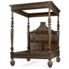 Grand Hand Carved Solid Wooden Four Poster Bed Antique Style
