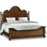 Classic Traditional Solid Wood Panel Bed Frame