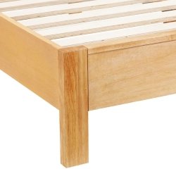 Solid Wood Bed Frame Modern Minimalist Design