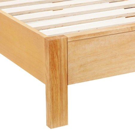 Solid Wood Bed Frame Modern Minimalist Design