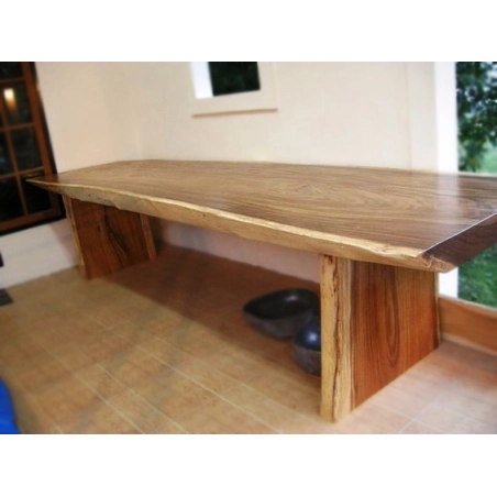 Mulyoharjo Furniture Dining Table Wide Trembesi Wood Supplier 1284