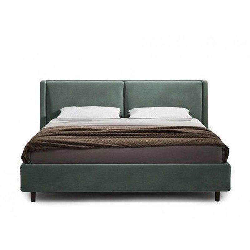 Modern Upholstered Bed with Tall Headboard Modern Upholstered Bed with Tall Headboard