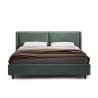 Modern Upholstered Bed with Tall Headboard