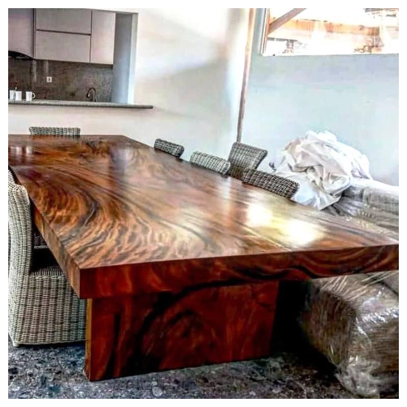 Mulyoharjo Furniture Dining Table Slab Whole Monkey Pod Wood Supplier 1294 Mulyoharjo Furniture Dining Table Slab Whole Monkey Pod Wood Supplier 1294