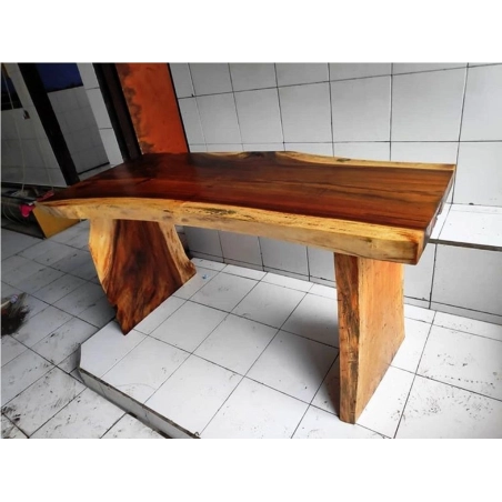 Mulyoharjo Furniture Dining Table Suar Wood Supplier 1296