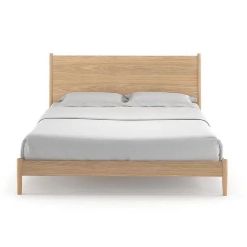 Modern Minimalist Wood Bed Frame with Headboard Modern Minimalist Wood Bed Frame with Headboard