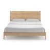 Modern Minimalist Wood Bed Frame with Headboard