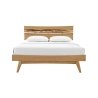 Modern Solid Wood Bed Frame with Headboard | Minimalist Bedroom Furniture