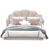 Luxury Upholstered Scallop Shell Bed Frame