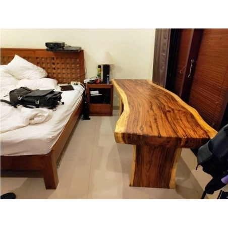 Mulyoharjo Furniture Slab Table Monkey Pod Wood Supplier 1313