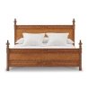 Handcrafted Solid Wood Carved Bed Frame Traditional Design