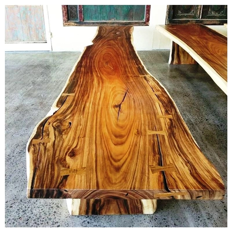 Mulyoharjo Furniture Ki Hujan Slab Dining Table 1322 Mulyoharjo Furniture Ki Hujan Slab Dining Table 1322