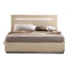 Modern Wood Platform Bed with Integrated LED Headboard Lighting