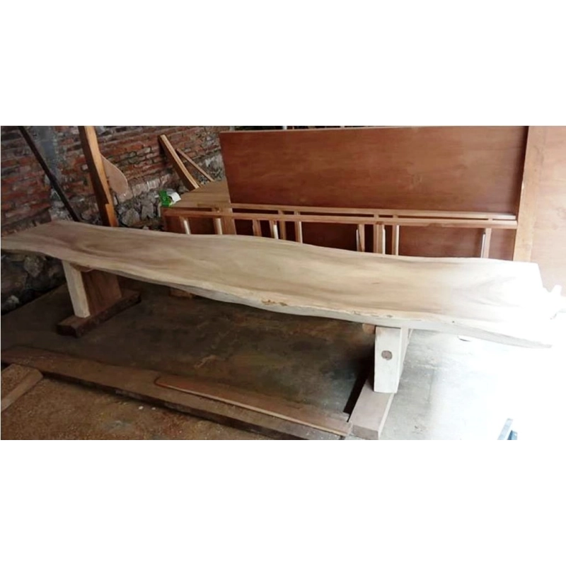 Mulyoharjo Furniture Trembesi Wood Slab Dining Table 1331 Mulyoharjo Furniture Trembesi Wood Slab Dining Table 1331