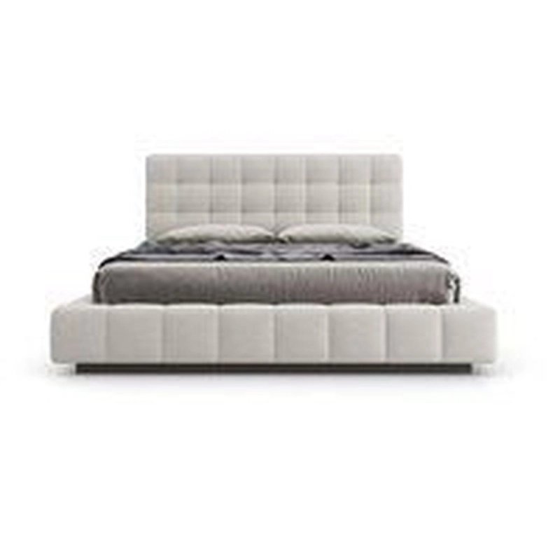 Modern Minimalist Upholstered Platform Bed Frame with Tufted Headboard Modern Minimalist Upholstered Platform Bed Frame with Tufted Headboard