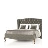 Luxury Upholstered Wingback Tufted Bed Frame