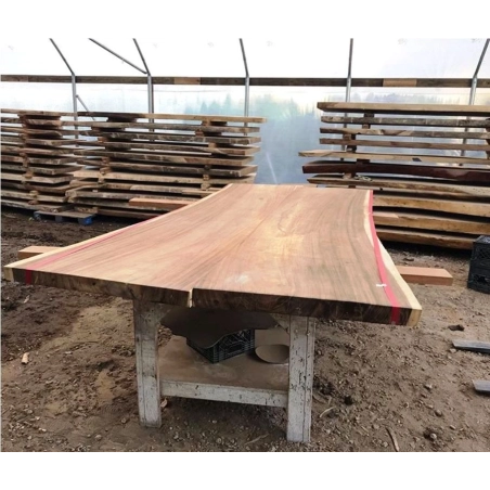 Mulyoharjo Furniture Meh Wood Slab Dining Table 1334