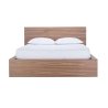 Minimalist Modern Wooden Platform Bed Frame Queen Size
