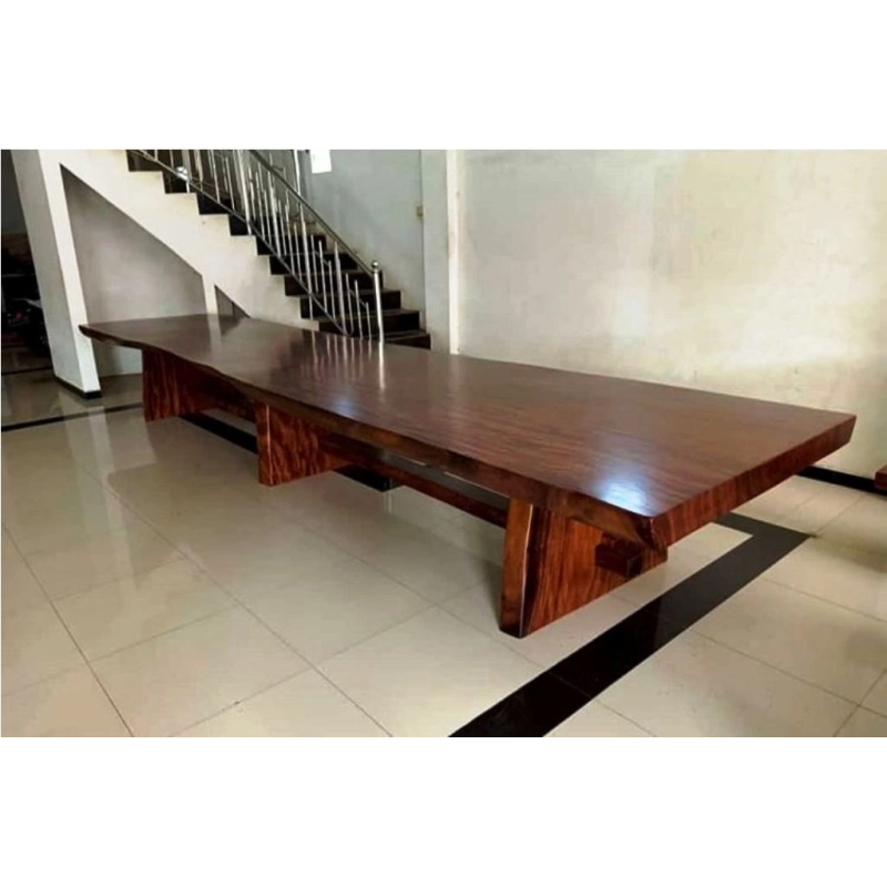Mulyoharjo Furniture Trembesi Wood Slab Dining Table 1337 Mulyoharjo Furniture Trembesi Wood Slab Dining Table 1337