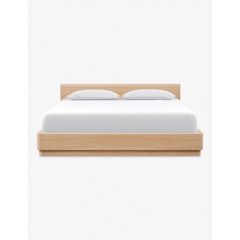 Minimalist Modern Wooden Platform Bed Frame with Headboard Minimalist Modern Wooden Platform Bed Frame with Headboard
