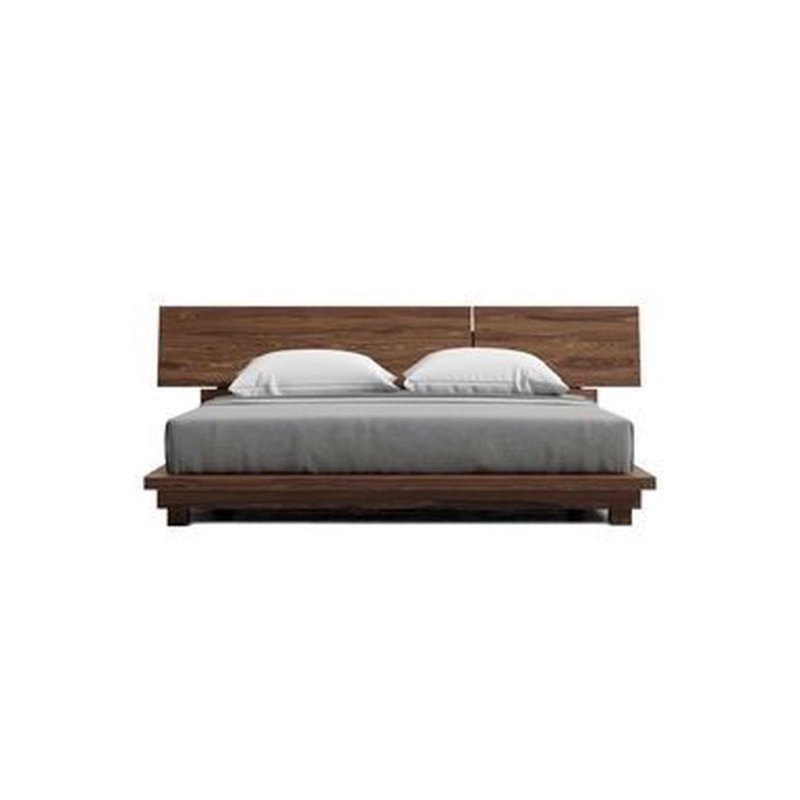 Modern Minimalist Solid Wood Platform Bed Frame with Headboard Modern Minimalist Solid Wood Platform Bed Frame with Headboard