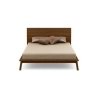 Modern Minimalist Wooden Bed Frame with Headboard - Quality Bedroom Furniture