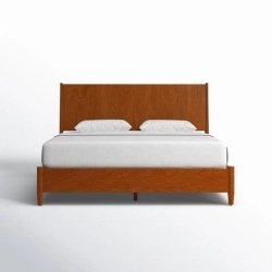 Modern Minimalist Solid Wood Platform Bed Frame