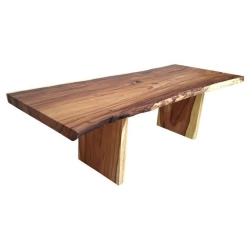 Mulyoharjo Furniture Trembesi Wood Slab Dining Table 1351