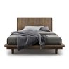 Minimalist Modern Wooden Bed Frame with Headboard