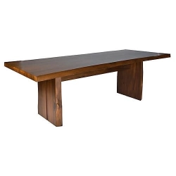 Mulyoharjo Furniture Trembesi Slab Dining Table 1358