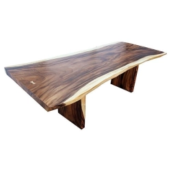 Mulyoharjo Furniture Trembesi Wood Slab Dining Table 1359