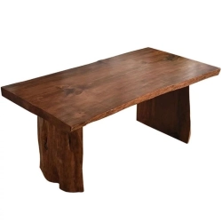 Mulyoharjo Furniture Suar Wood Slab Dining Table 1361