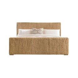 Natural Woven Platform Bed Frame