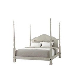 Elegant Classic Four Poster Wooden Bed Frame