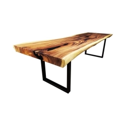 Mulyoharjo Furniture Meh Wood Slab Dining Table 1363