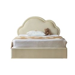 Cloud Headboard Upholstered Children's Bed