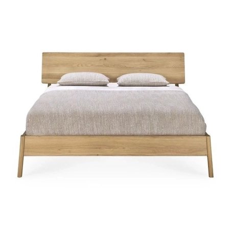 Modern Solid Wood Bed Frame | Minimalist Bedroom Furniture