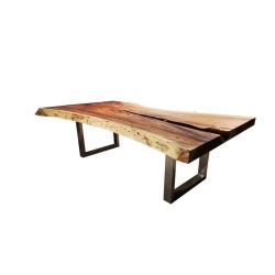 Mulyoharjo Furniture Ki Hujan Slab Dining Table 1367