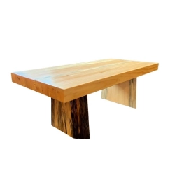 Mulyoharjo Furniture Trembesi Wood Slab Dining Table 1368