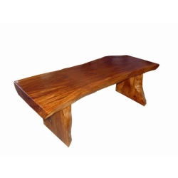 Mulyoharjo Furniture Monkey Pod Slab Dining Table 1372