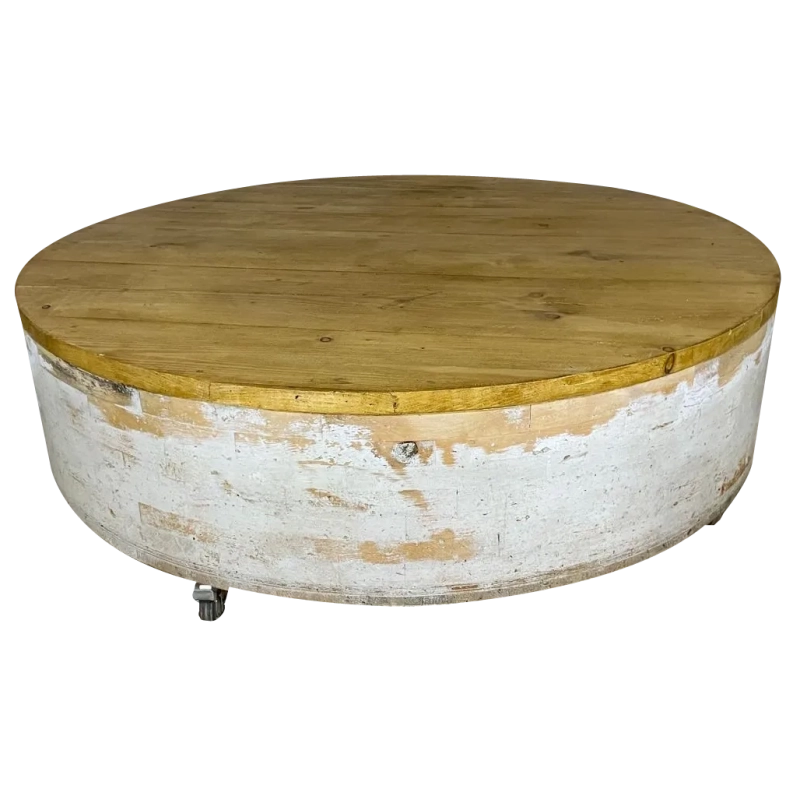 Living Room Furniture Coffee Table - Wood - Cream Living Room Furniture Coffee Table - Wood - Cream