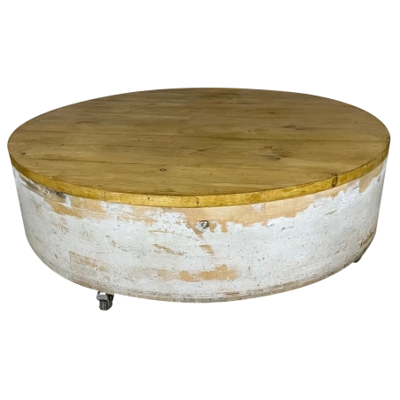 Living Room Furniture Coffee Table - Wood - Cream