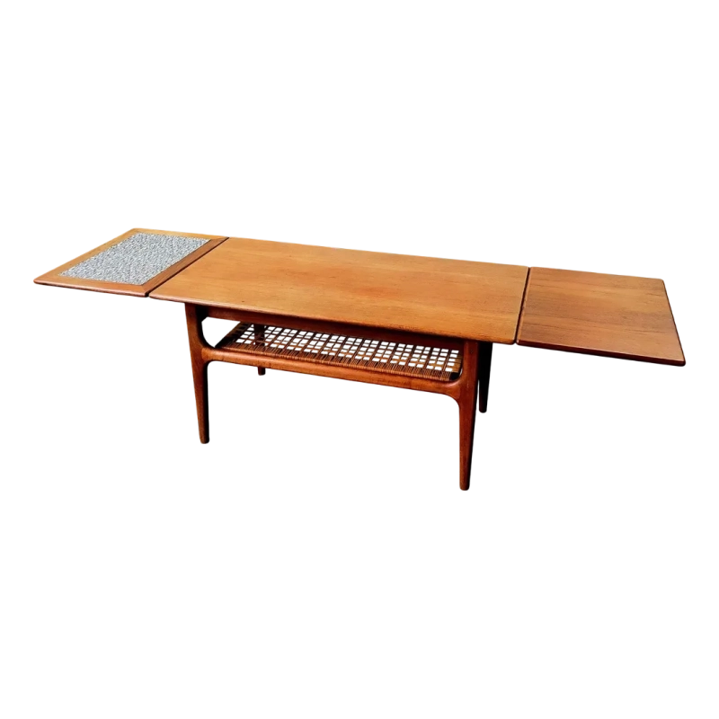 Living Room Furniture Coffee Table - Teak - Brown Living Room Furniture Coffee Table - Teak - Brown