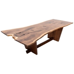 Mulyoharjo Furniture Trembesi Slab Dining Table 1382