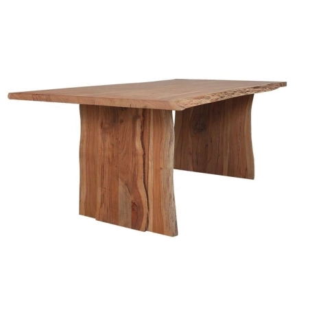 Mulyoharjo Furniture Monkey Pod Slab Dining Table 1387