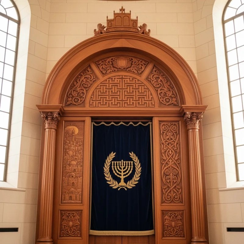 Hakodesh Aron Torah Ark Premium Synagogue Furniture Manufacturer & Exporter Hakodesh Aron Torah Ark Premium Synagogue Furniture Manufacturer & Exporter