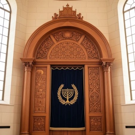 Hakodesh Aron Torah Ark Premium Synagogue Furniture Manufacturer & Exporter