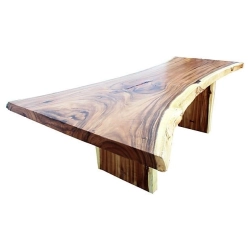 Mulyoharjo Furniture Suar Slab Dining Table 1396