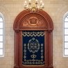 Aron Kodesh Luxury Solid Wood Design for Synagogue and Temple
