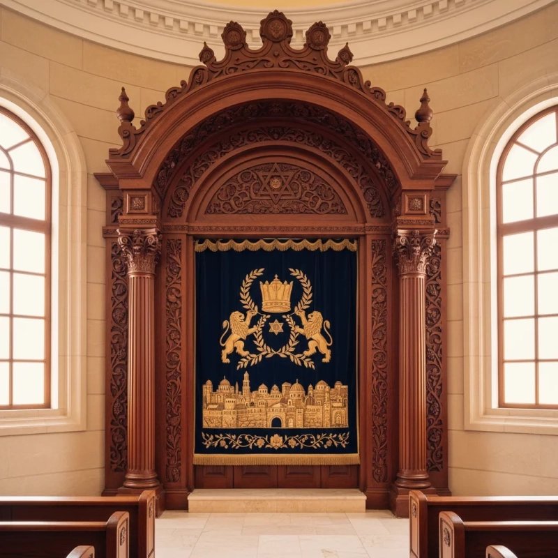 Hakodesh Aron Torah Ark Premium Synagogue Furniture Manufacturer & Exporter
